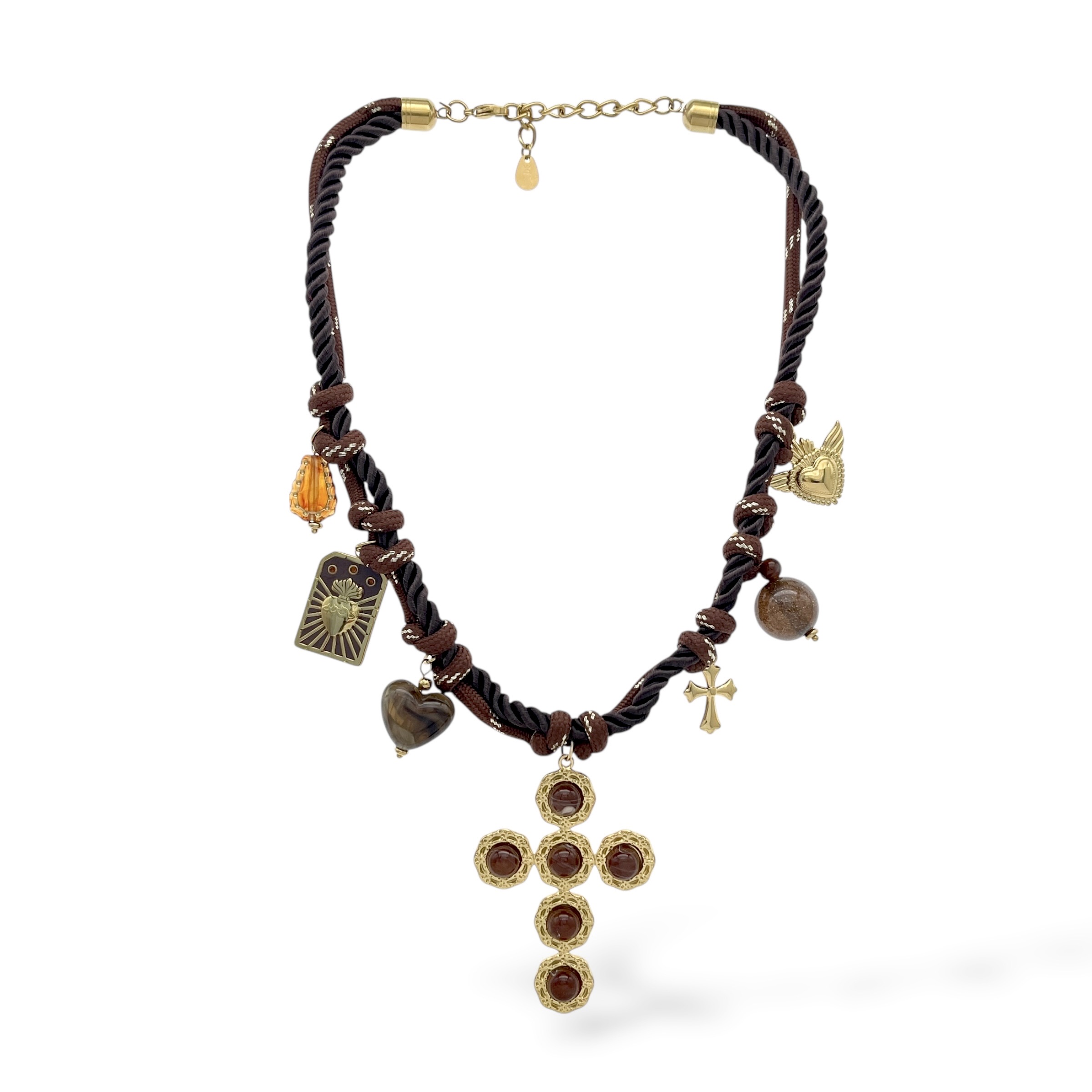 idee cadeau femme 40 ans Collier fantaisie croix
