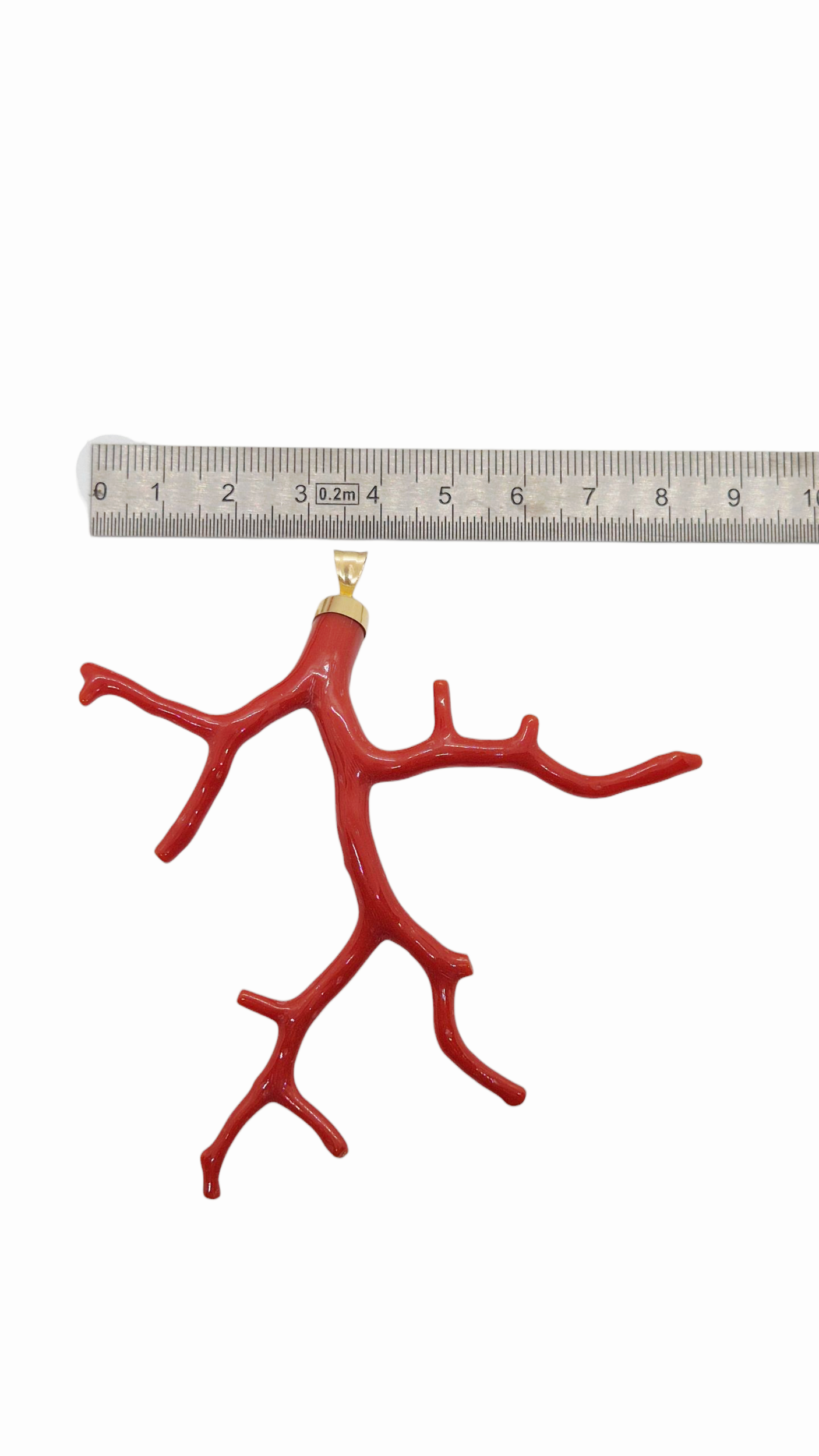 pendentif branche corail or 18k pendentif branche corail or 18k