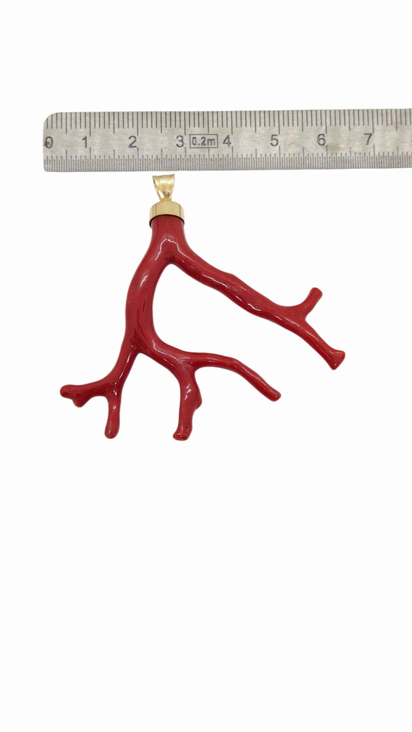 pendentif branche corail or 18k pendentif branche corail or 18k