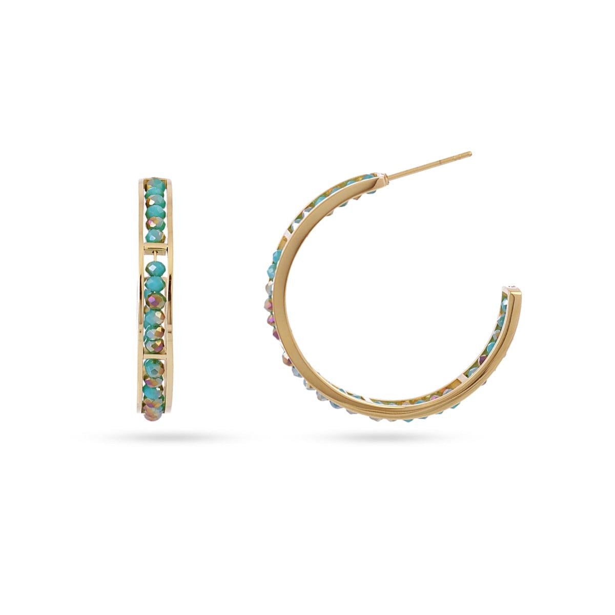 boucles d oreilles turquoise femme pas cher
