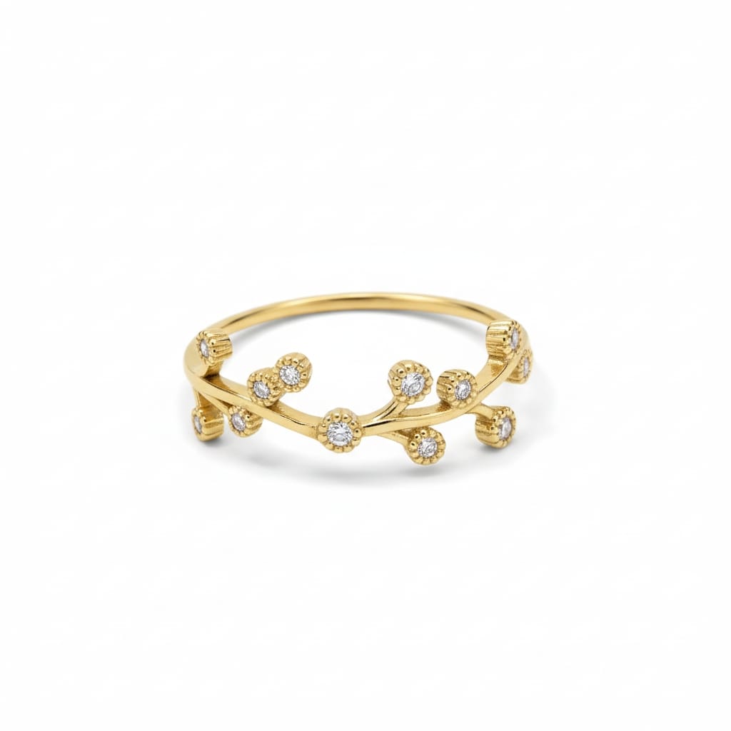 Bague diamants en Or Jaune