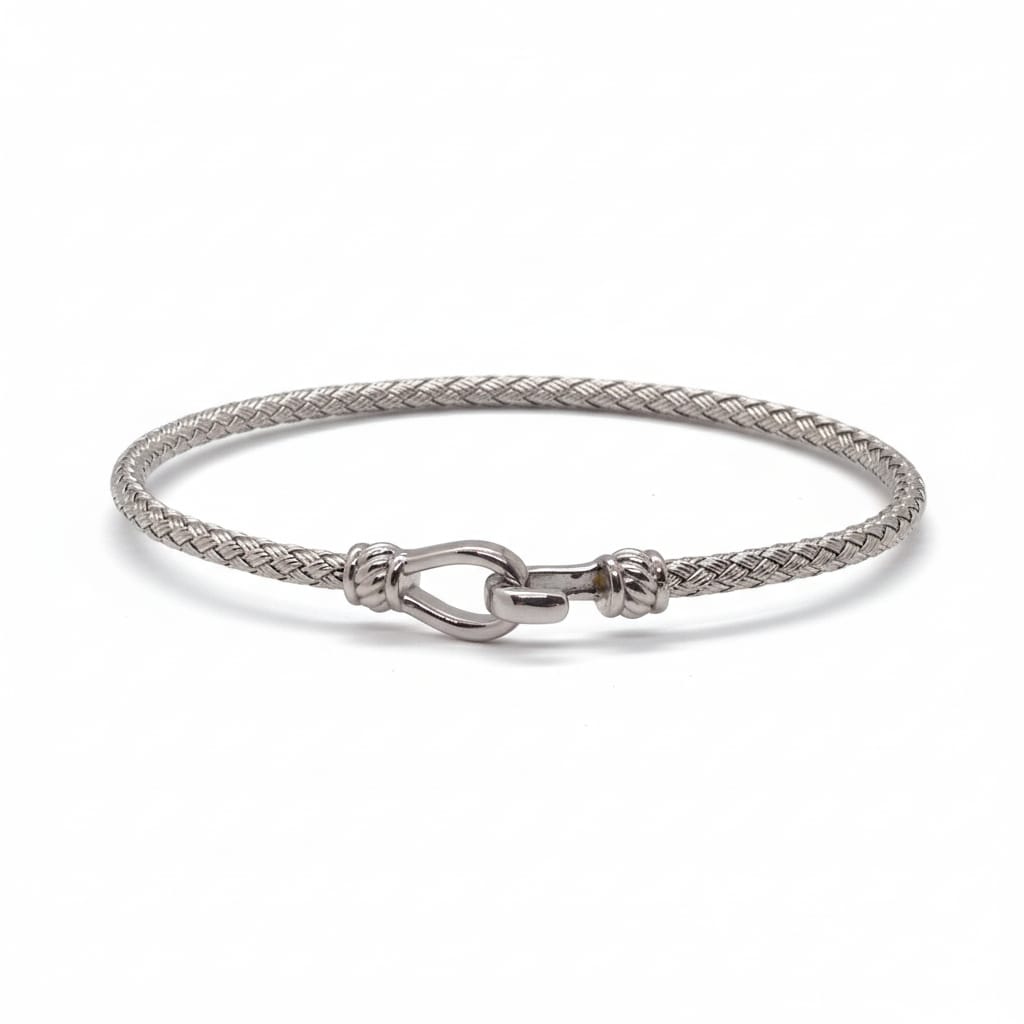 Bracelet bicolore argent et oxydes de zirconium – idée cadeau