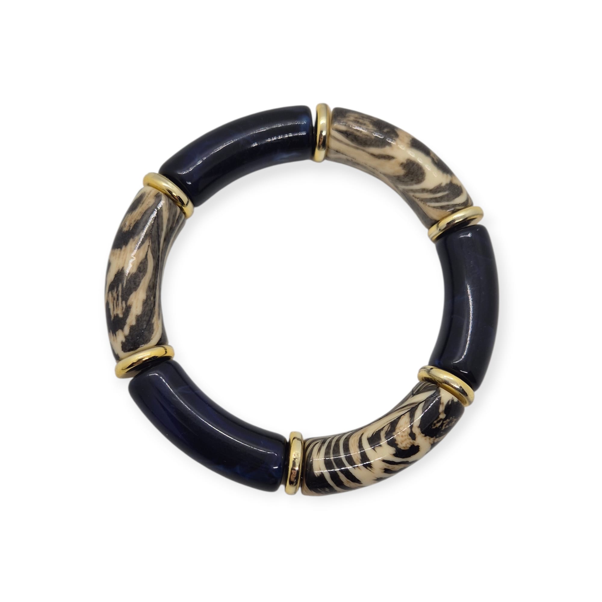 Bracelet élastique chic à porter tous les jours léopard