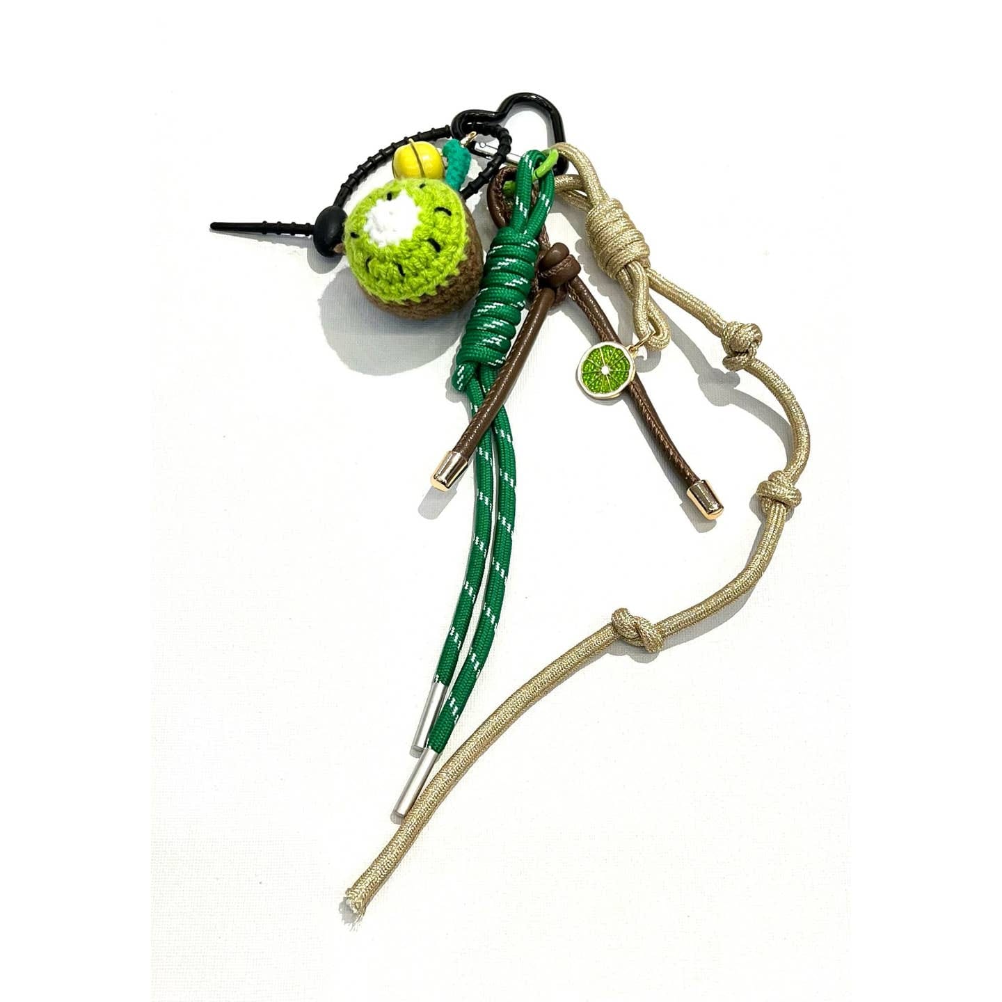 Porte-clés design vert