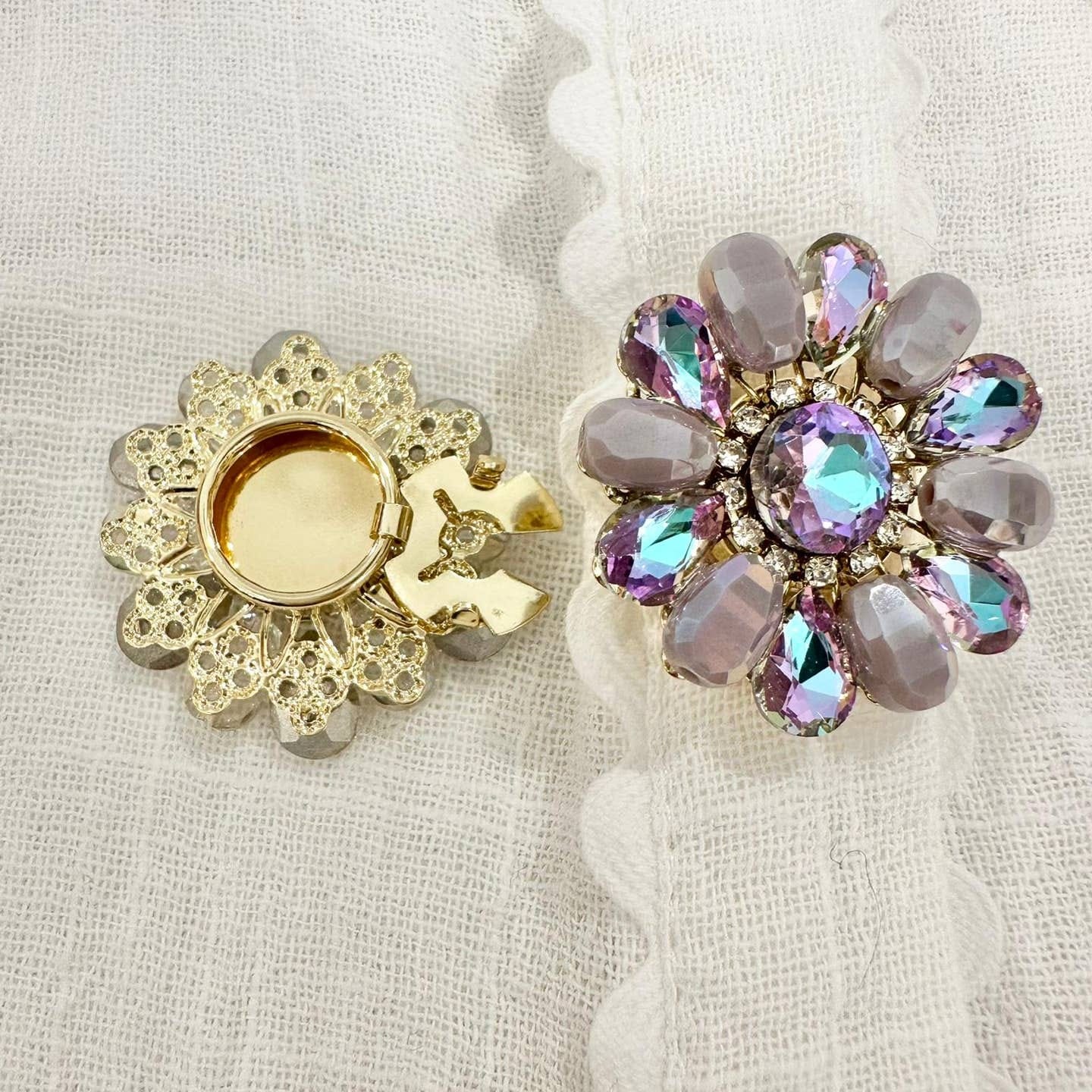 Caches-boutons femme design – pack de 2