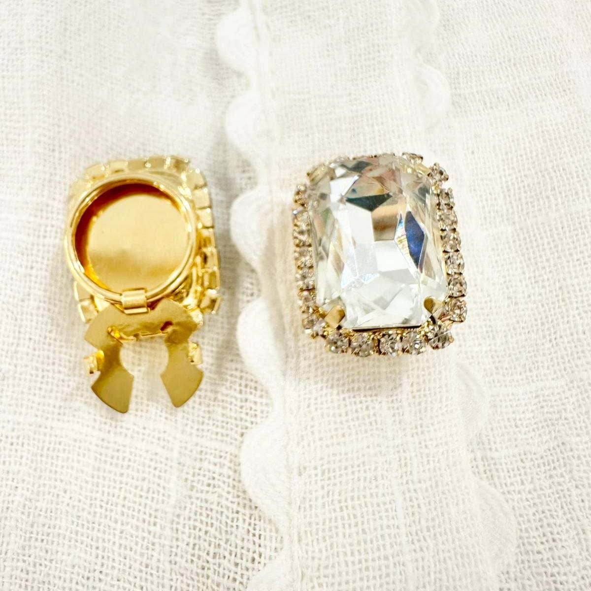 Accessoires femme 2 caches boutons décoratifs