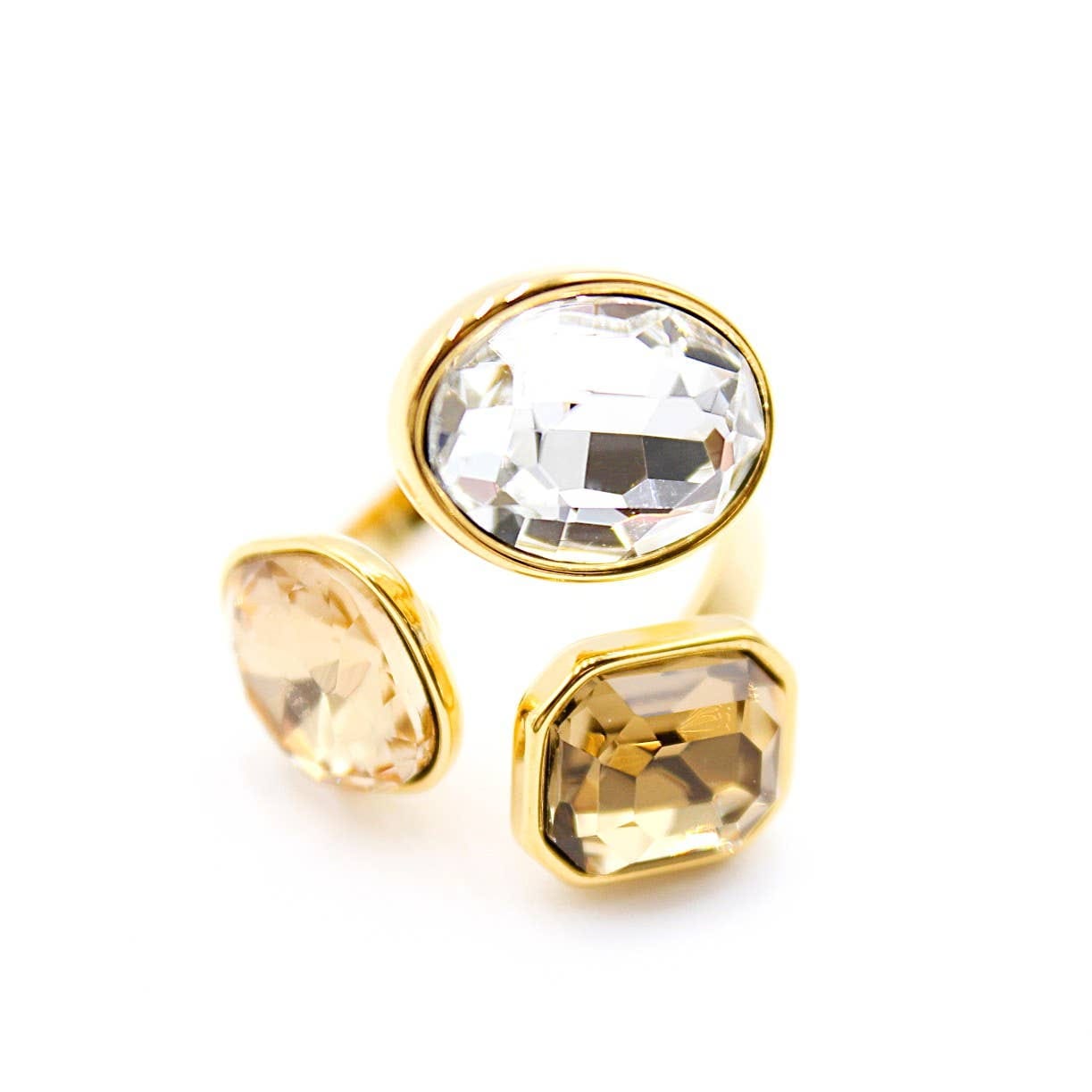 bague en acier inoxydable femme