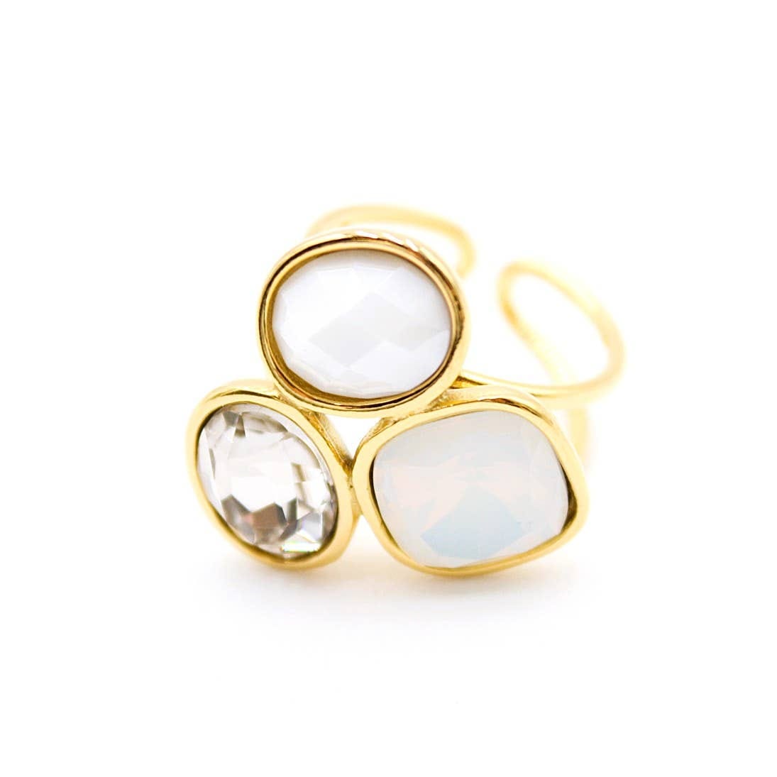 bague acier inoxydable femme bijoux cadeau