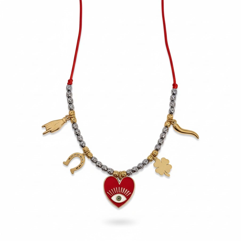 Collier femme Style Créateur Pas Cher rouge