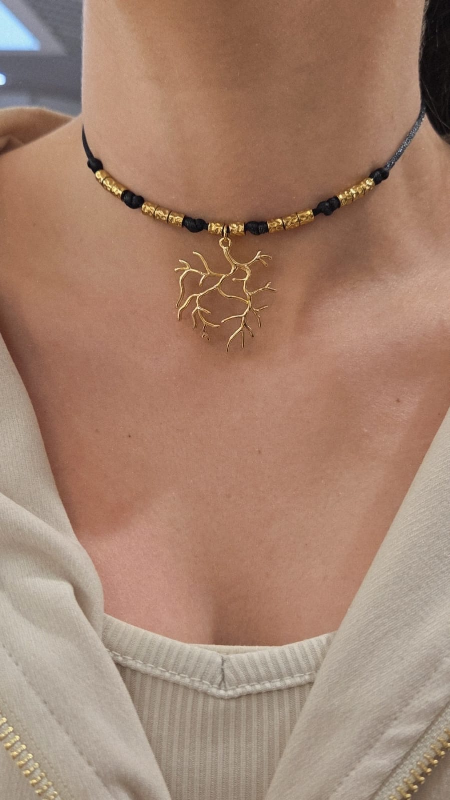 collier femme breloque été bohème