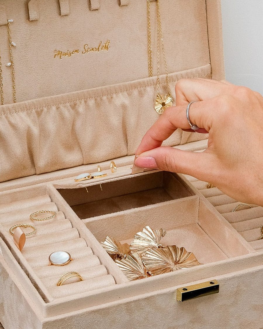 coffret bijoux femme velours prix doux