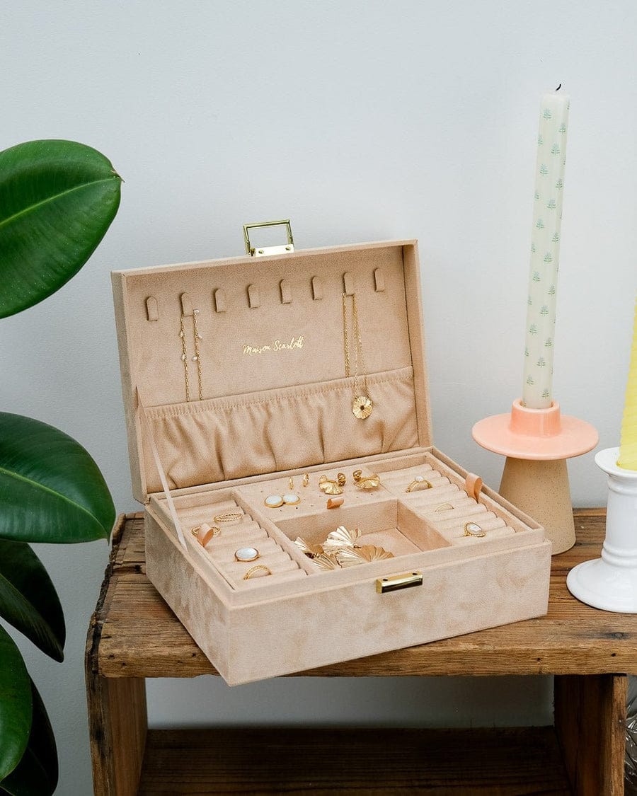 boîte à bijoux femme velours