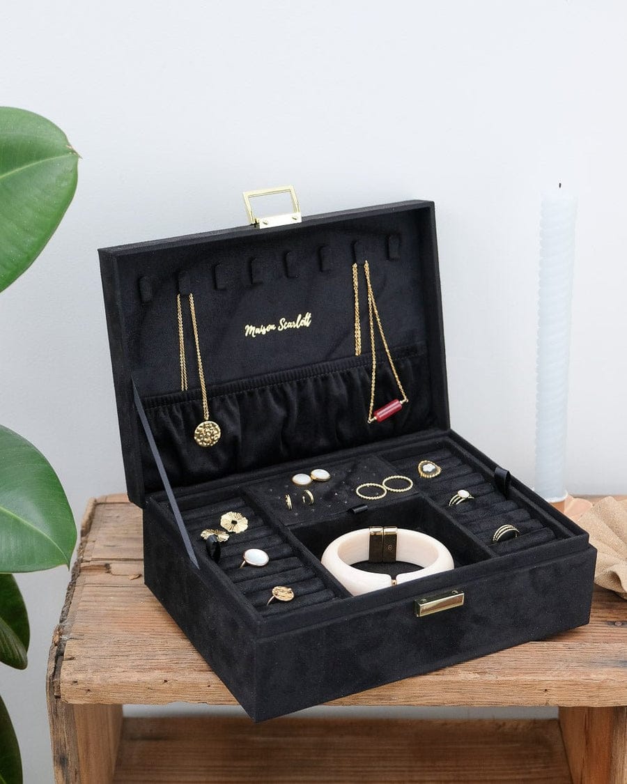boîte bijoux velours élégante femme