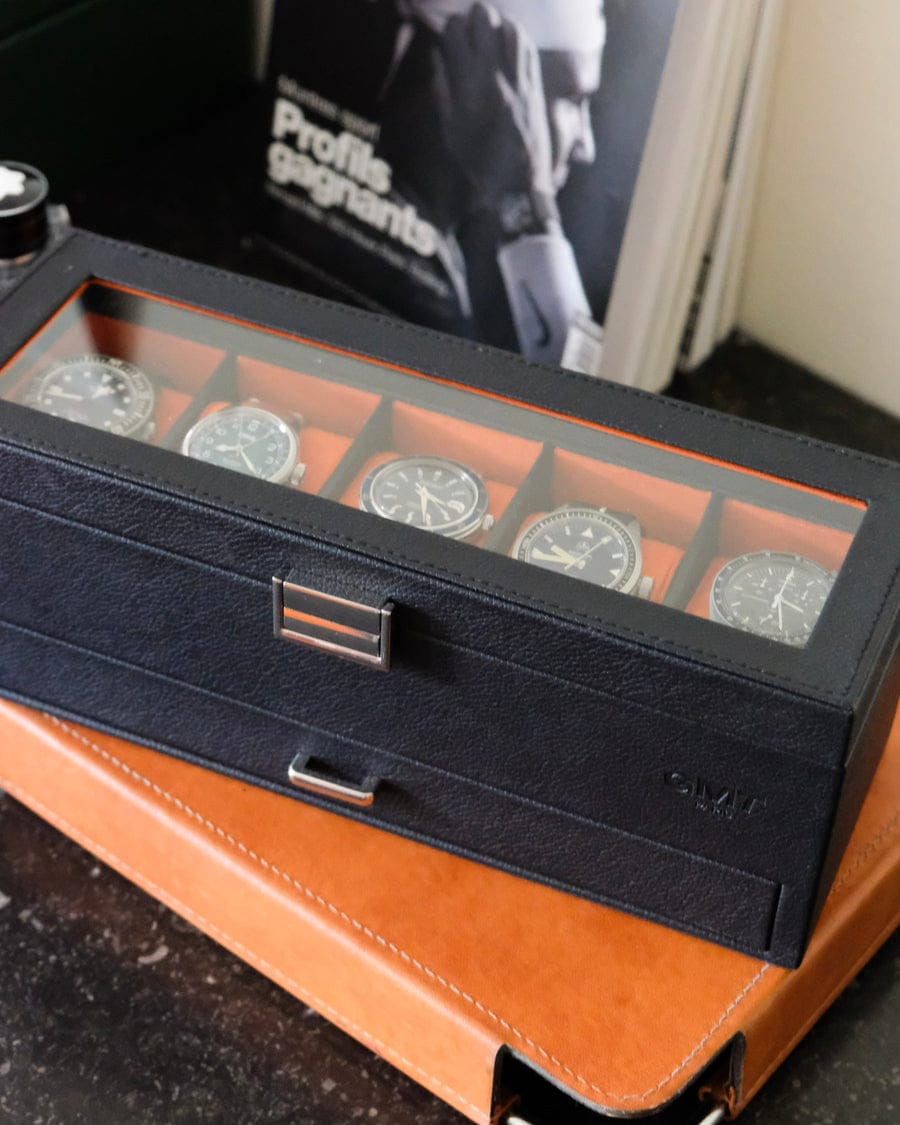 boîte à montres 5 emplacements pas cher homme