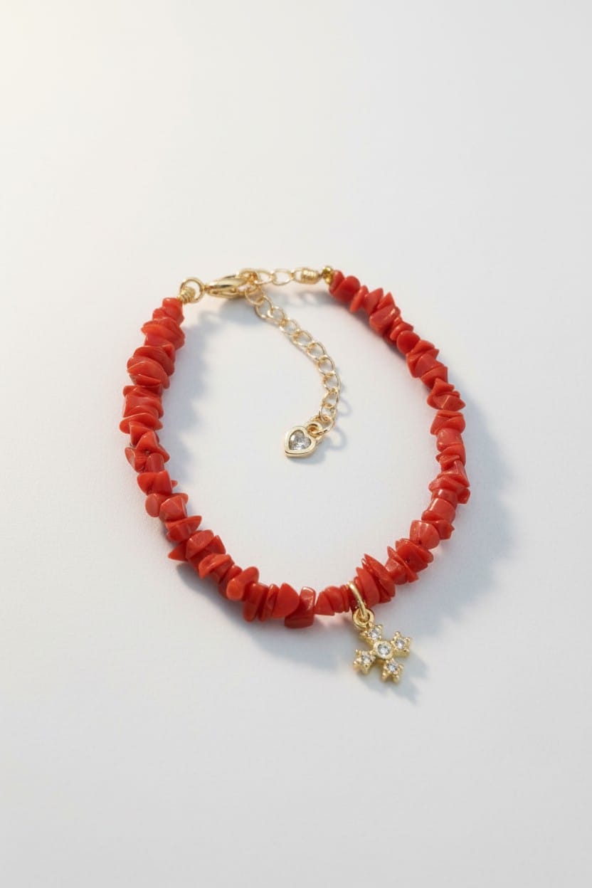 Bracelet enfant corail