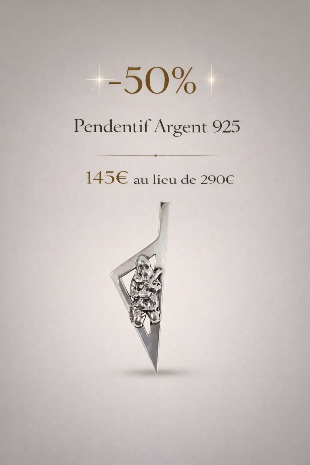 Pendentif Argent 925 unisex