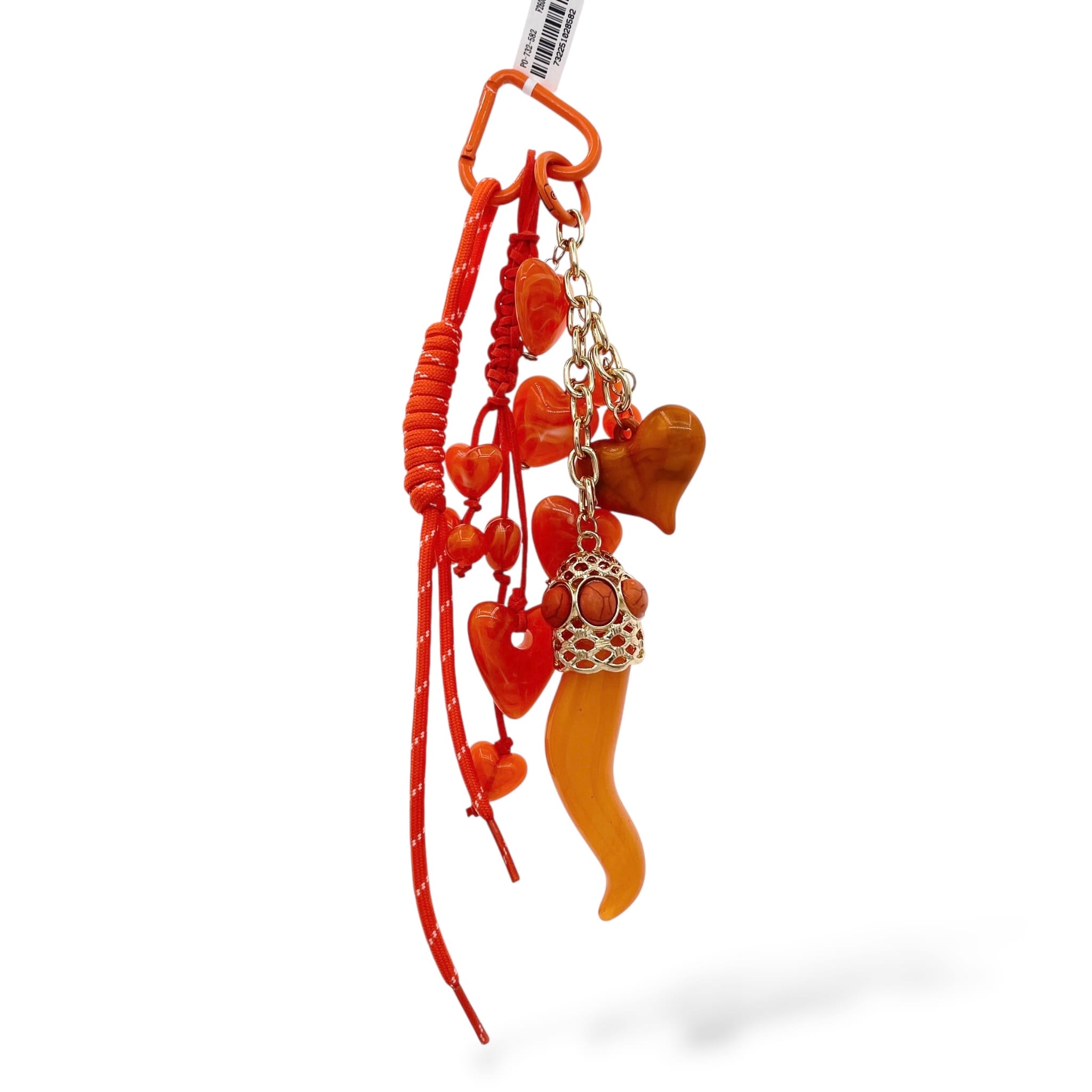 Porte clef grigri de sac rouge