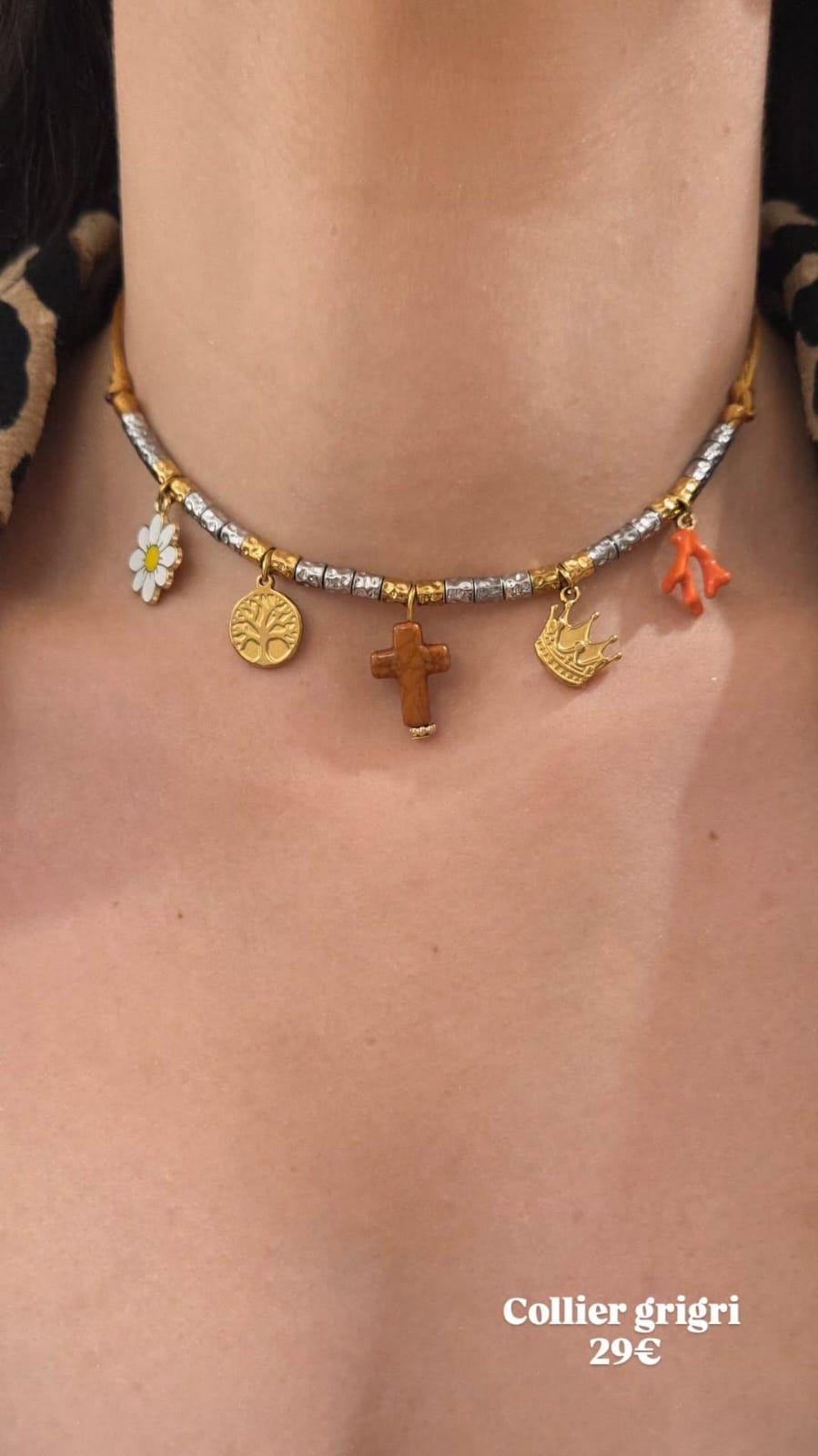 collier grigri femme corse