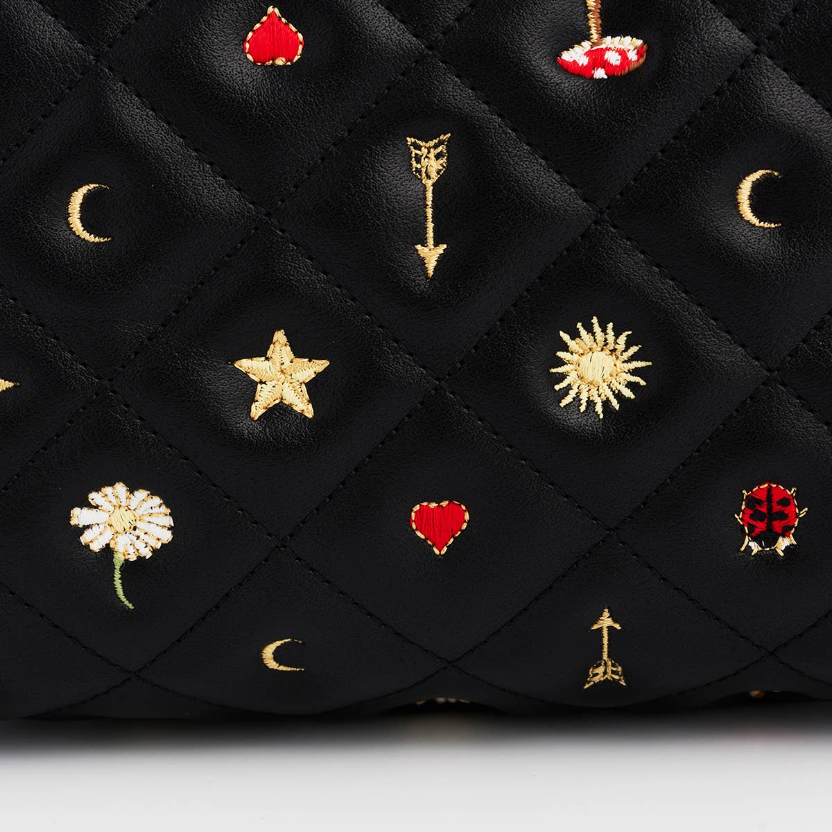 Pochette femme Noire Matelassée prix doux