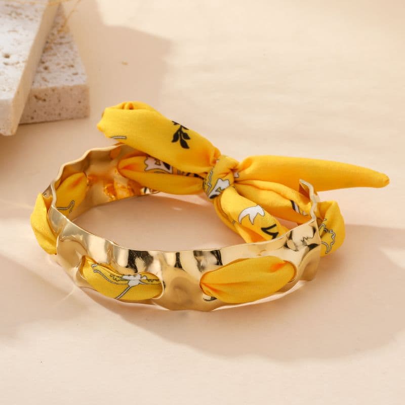 Jonc femme jaune