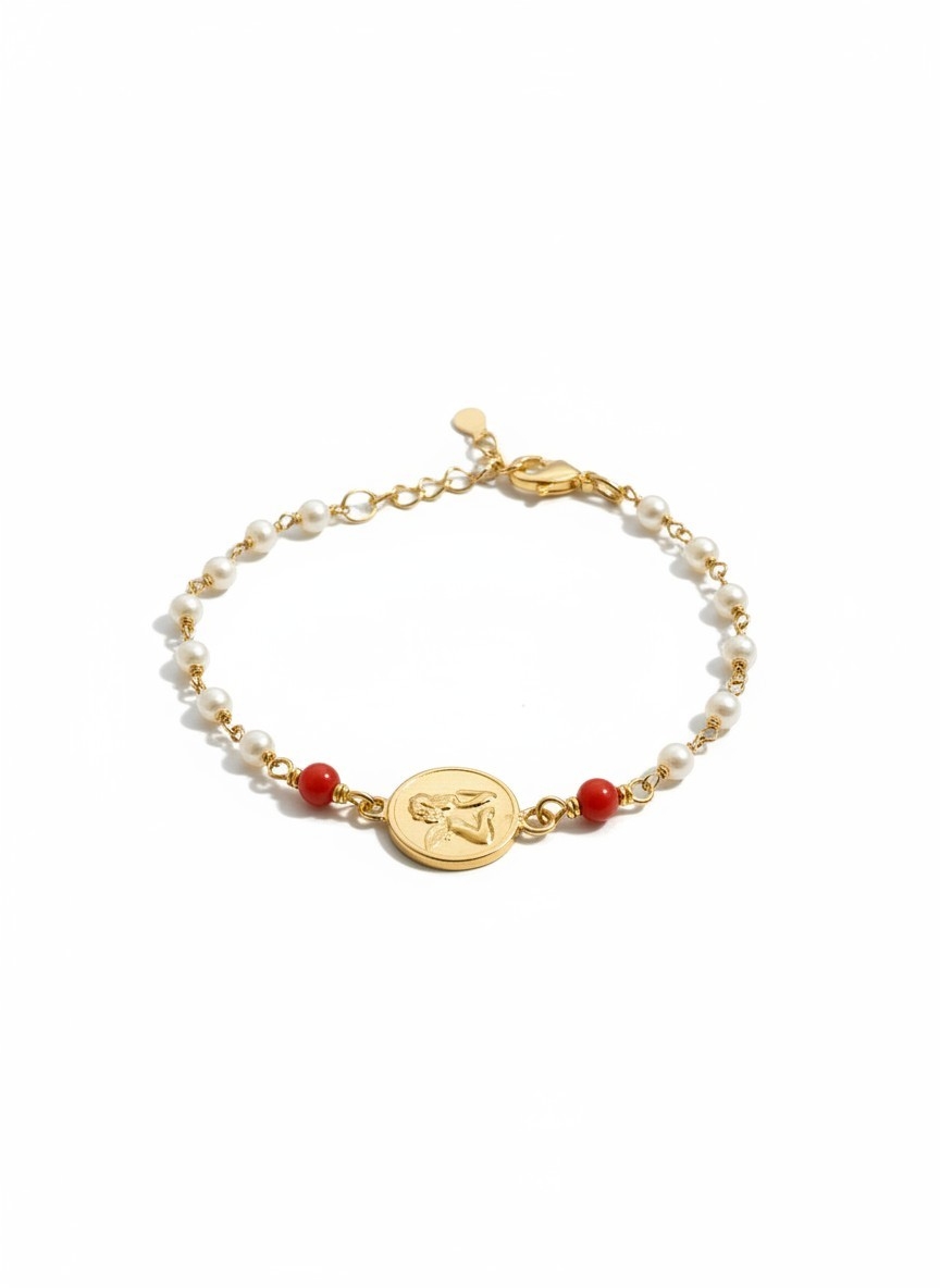 bracelet-vermeil-corail-rouge-perles-culture
