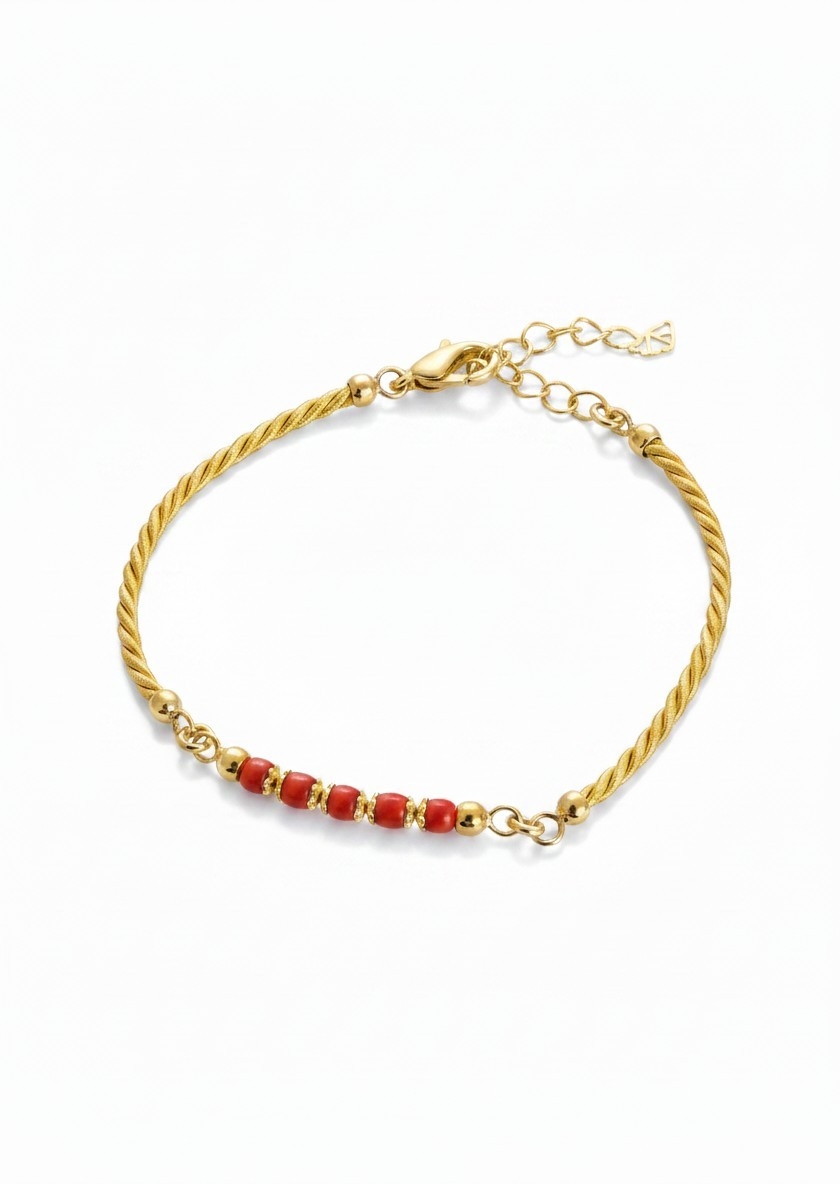 bracelet-cordon-torsade-vermeil-corail