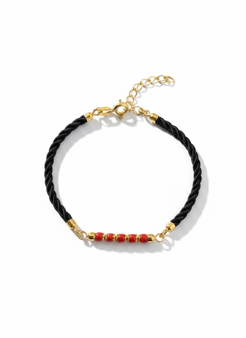 bracelet-fin-or-vermeil-corail-rouge