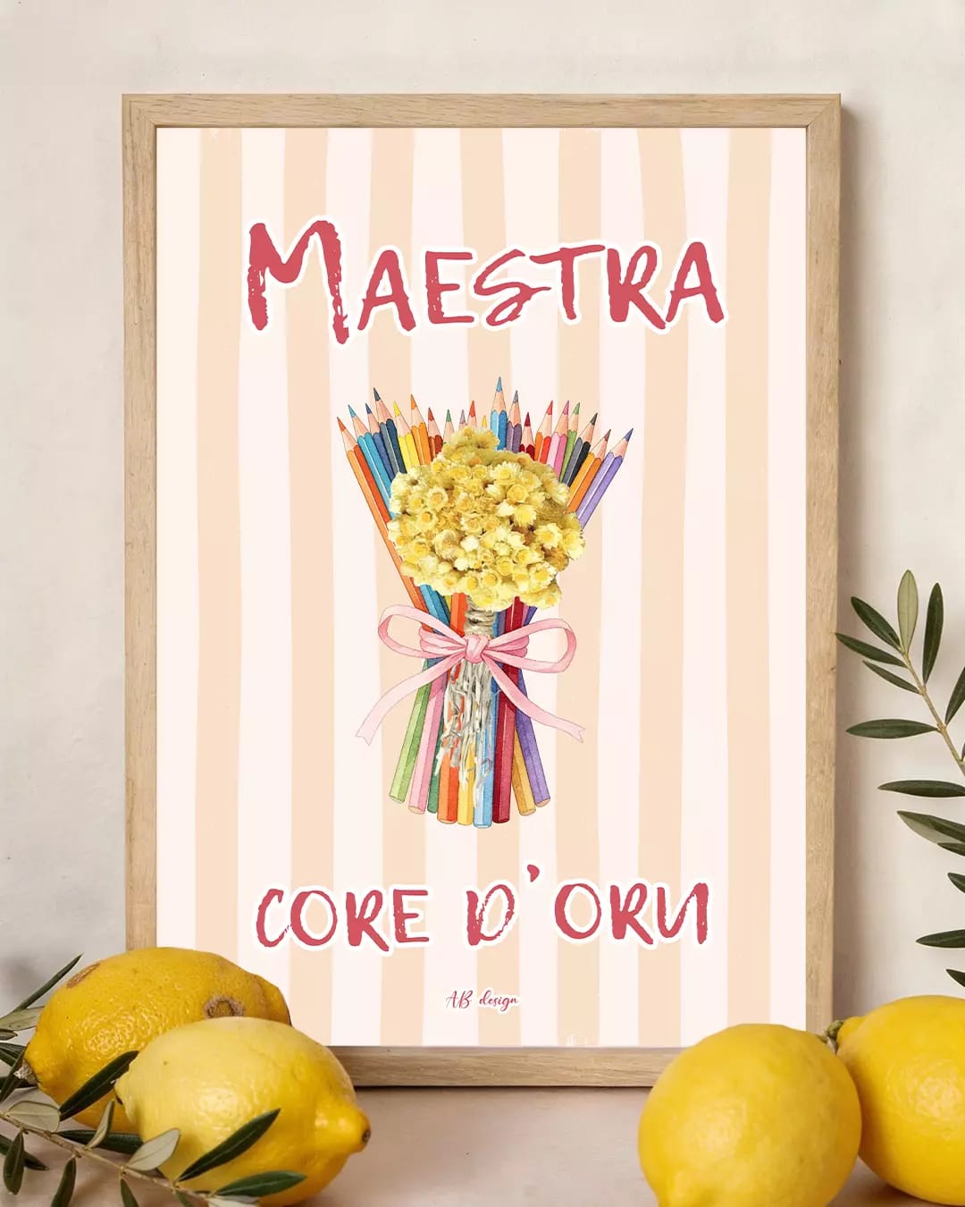 Cadre décoratif Maestra format A3