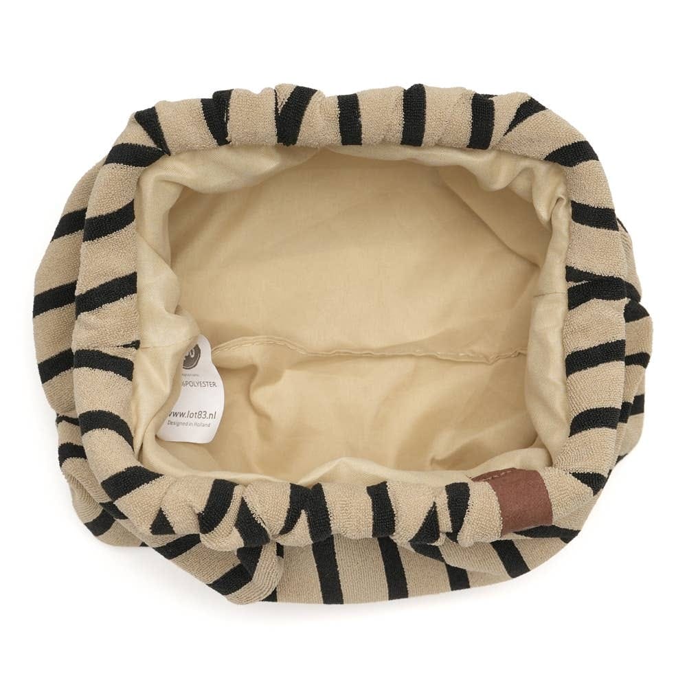 Petit sac à main femme beige et noir