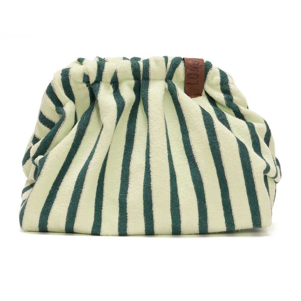 Pochette été 2026 Petit sac à main femme verte et beige cadeau