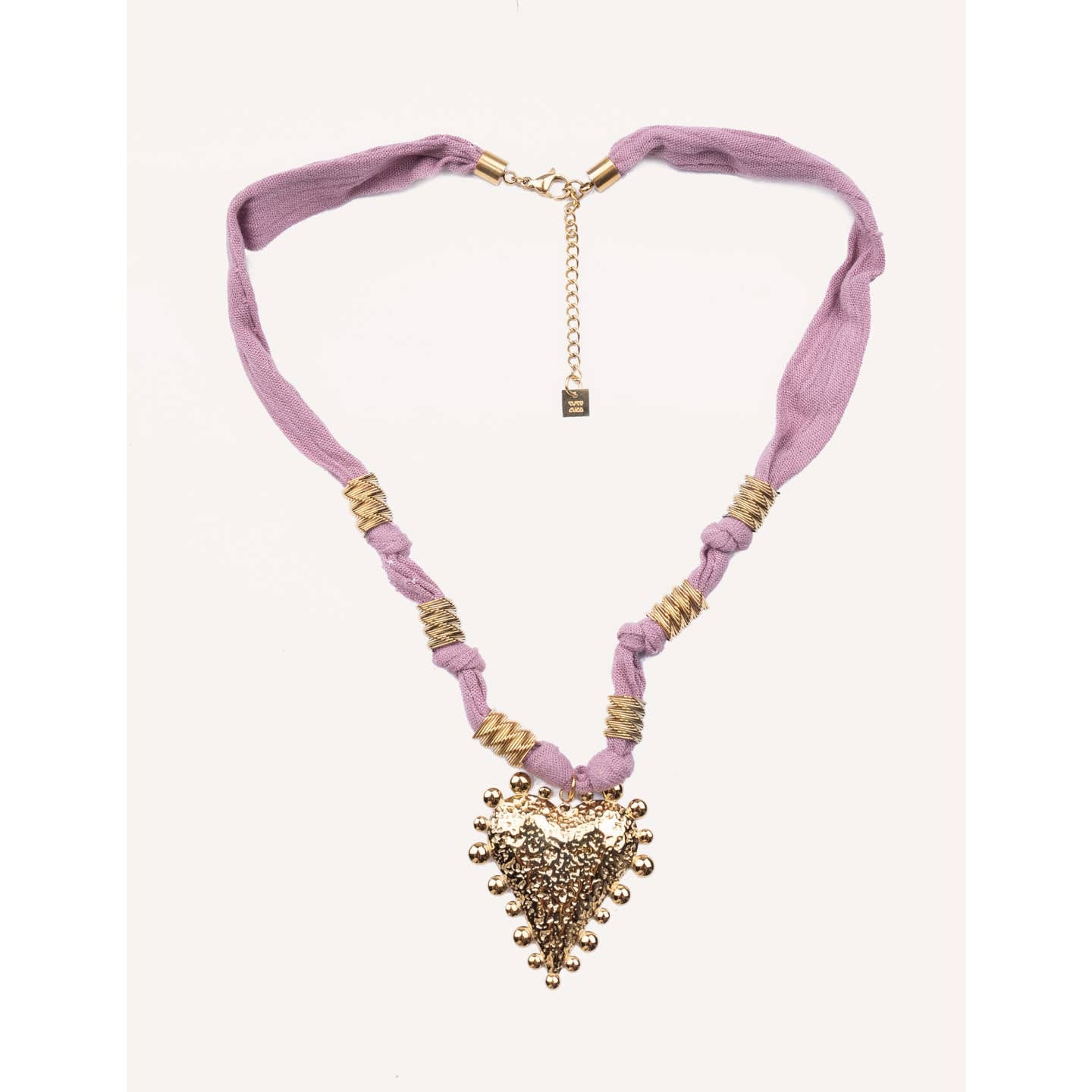 Collier femme violet acier inoxydable reglable