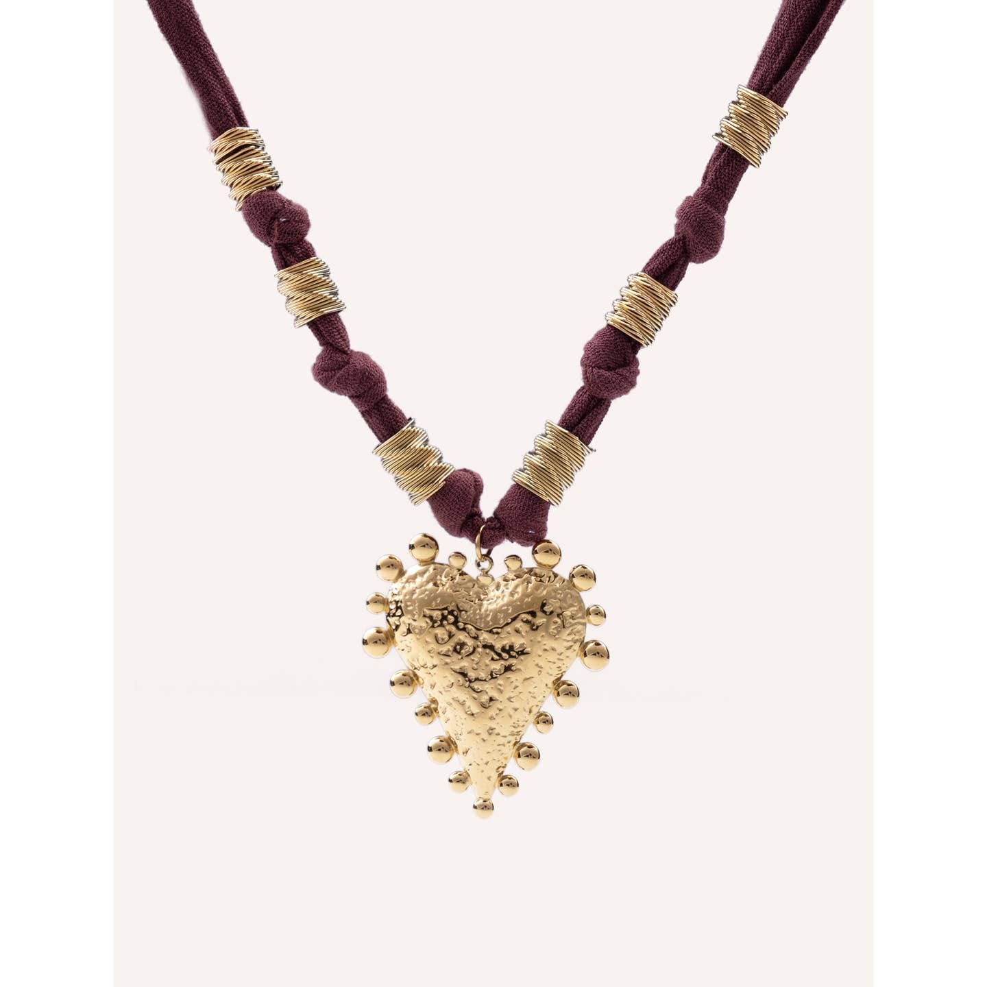 Collier femme mauve prix doux