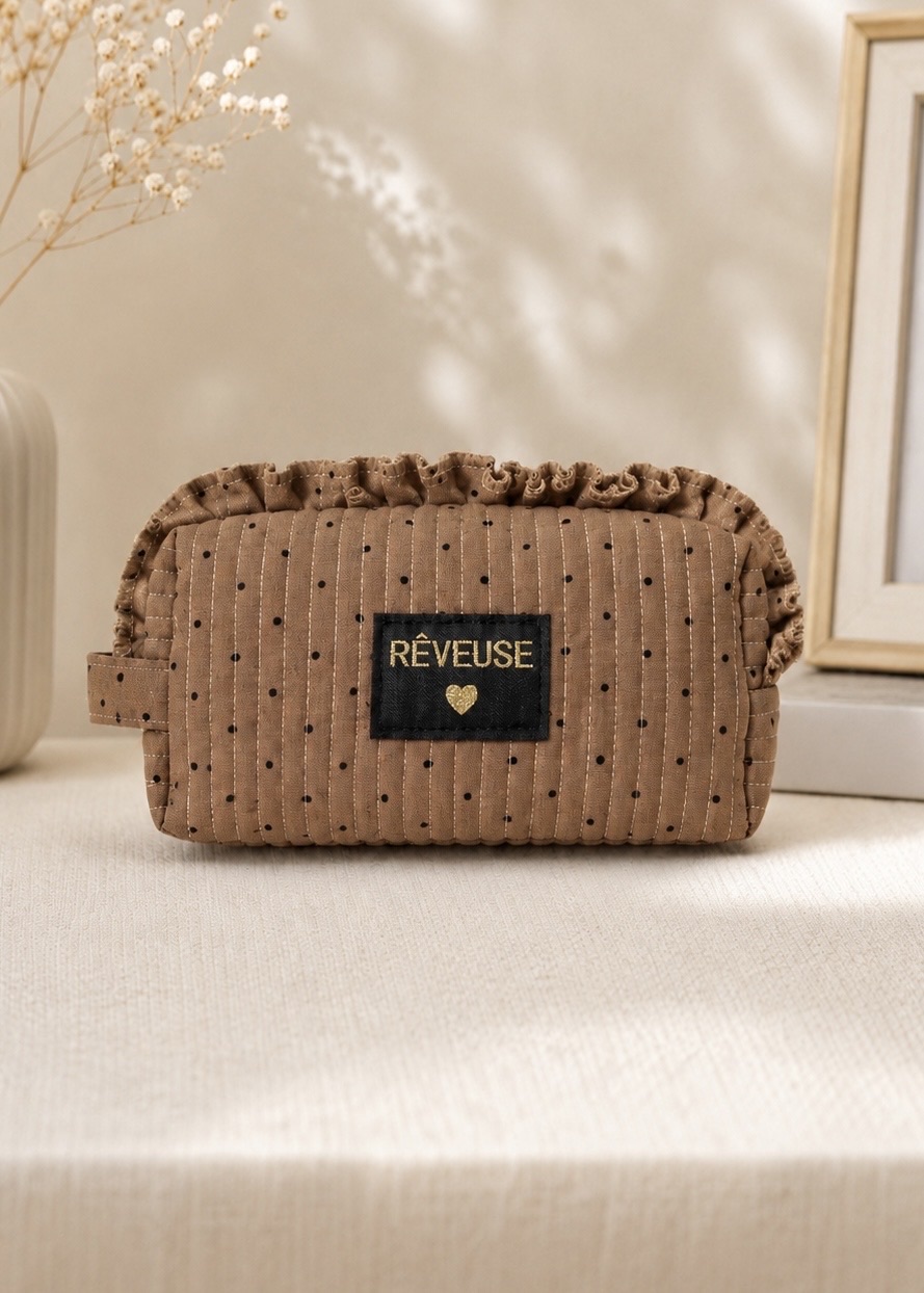 Pochette Trousse Rêveuse Marron
