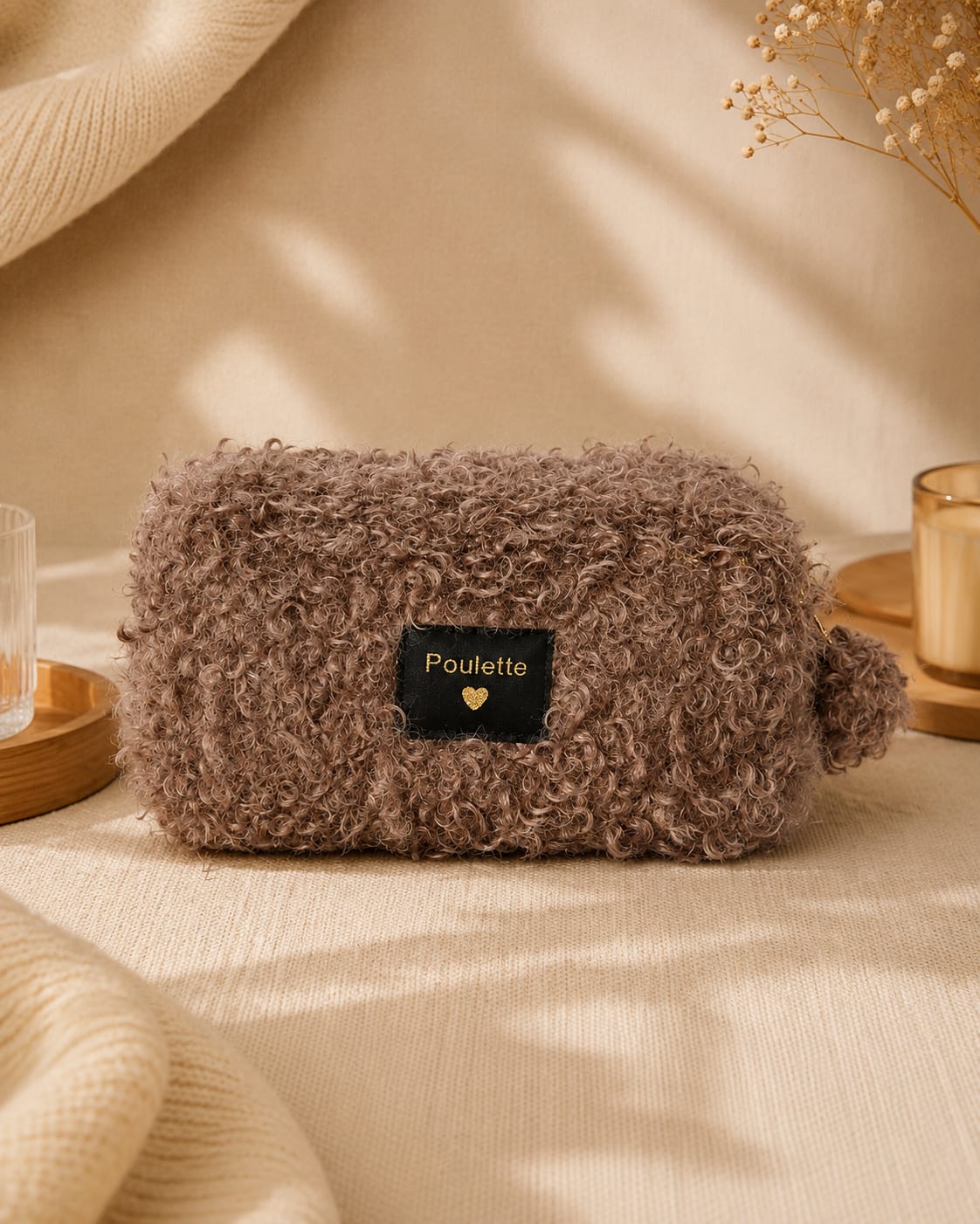 Pochette Trousse Marron Paulette