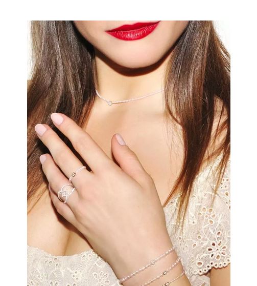 collier en OR femme