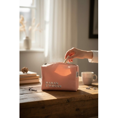 Pochette femme Maman d'amour rose