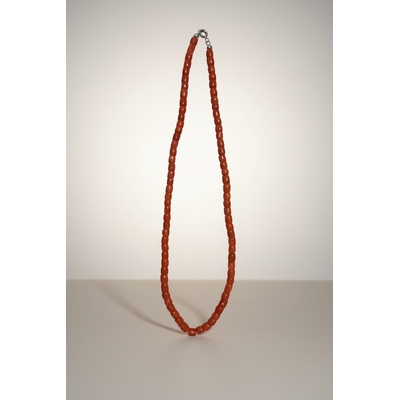 Collier argent 925 & corail Rouge Corse