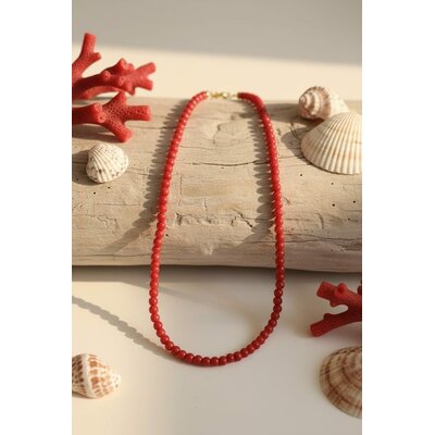 Collier Corail et Vermeil