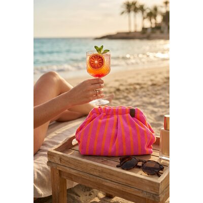 Pochette été 2026 Petit sac à main femme rose et orange