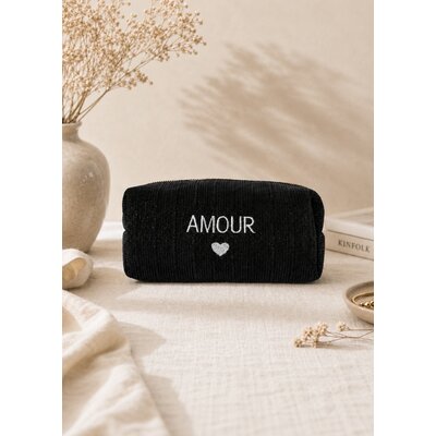 Pchette Femme Amour Coeur Noire