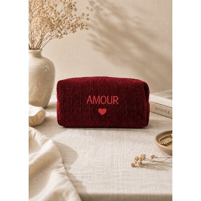 Pochette Femme Amour Coeur Rouge