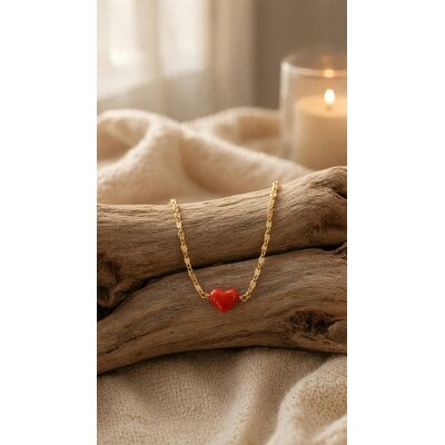 Bracelet argent 925 doré à l'or fin 18k et Corail de Méditerranée