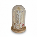 Cloche décorative lumineuse Madone Corsica