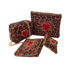 POCHETTE ÉCLAT CŒUR LÉOPARD CORSE