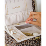 Boîte à bijoux léopard femme luxe