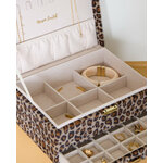 Boîte à bijoux léopard femme