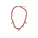 collier fantaisie corail