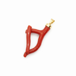 Pendentif corail et or 18k