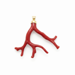 pendentif branche corail or 18k pendentif branche corail or 18k
