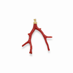 pendentif branche corail or 18k pendentif branche corail or 18k